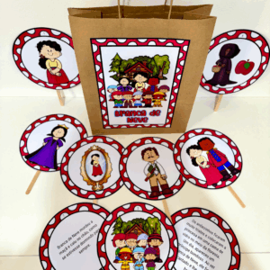 Sacola para contação da História “Branca de Neve”