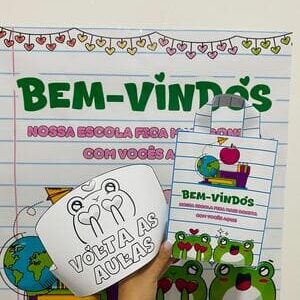 Painel + Lembrancinhas Volta as Aulas