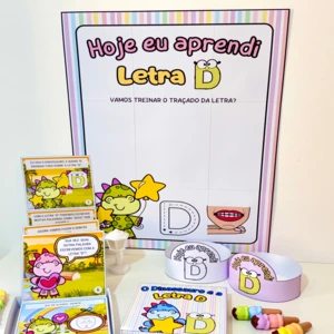 Kit História na Caixa e Cartaz Letra “D”